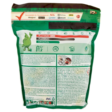 Fairy Pastiglie Lavastoviglie Original, Detersivo Piatti Limone, 57 Capsule 770 g